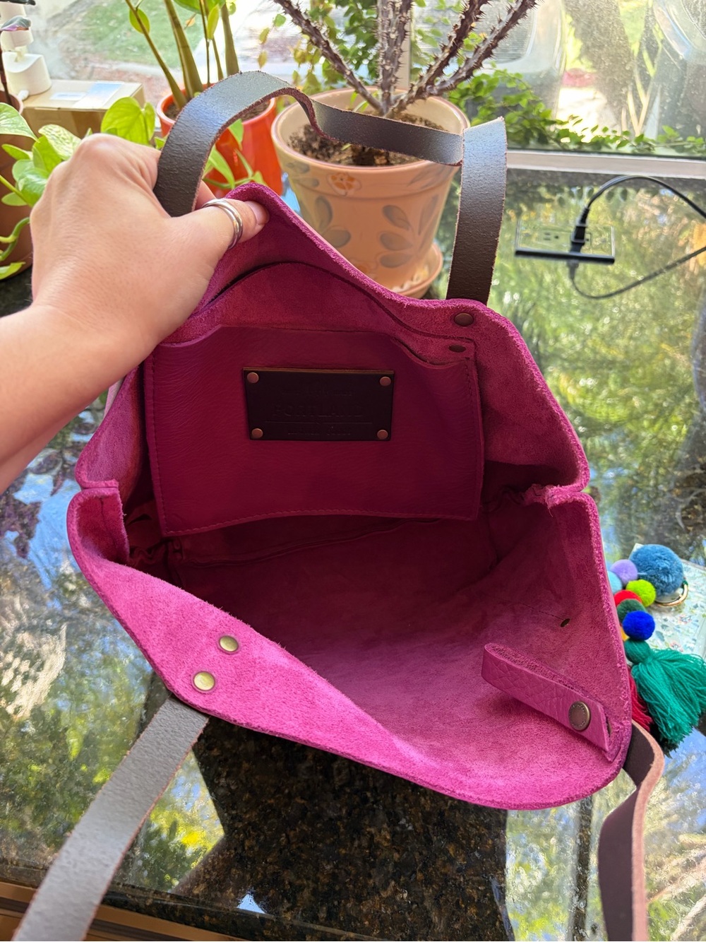 Portland Leather Iris Medium Tote - Retired - Picture 6 of 11